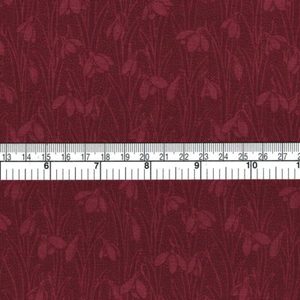 Liberty Fabrics Lasenby Cottons: Liberty Lasenby Cotton - Snowdrop Spot Sienna Red