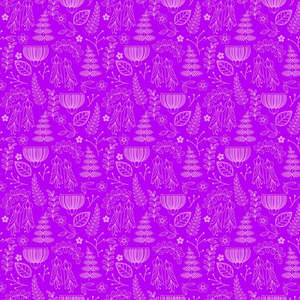 Ellen Giggenbach: Ellen Giggenbach Summer Garden - Outline Purple