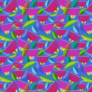 Ellen Giggenbach Summer Garden - Pohutukawa Blue