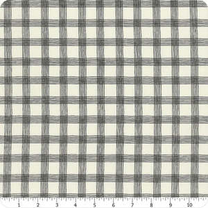 Threads Plaid - Porcelain and Black