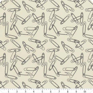 Zen Chic Still More Paper -Safety Pins Eggshell