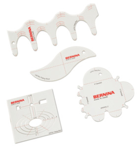 Bernina Bernette Accessories 1: BERNINA Ruler Kit Curves and Clams