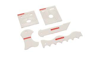 Bernina Bernette Accessories 1: BERNINA Ruler Kit for sit down models