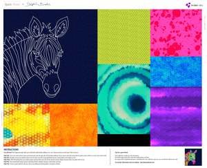 Panels: Delphine Brooks On Safari - Zebra