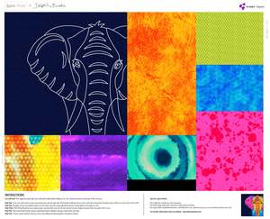 Panels: Delphine Brooks On Safari - Elephant