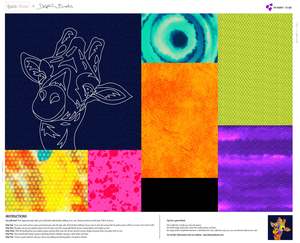 Panels: Delphine Brooks On Safari - Giraffe