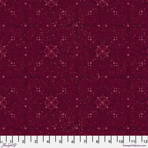 Fabric: Giucy Giuce Enrapture Flourish- Garnet
