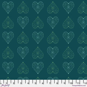 Fabric: Giucy Giuce Enrapture Amour - Turquoise