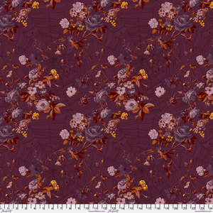 Fabric: Giucy Giuce Enrapture Vining - Cabernet