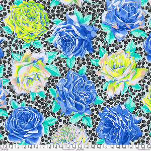 Kaffe Fassett Collective: Philip Jacobs Rose Bloom - Blue