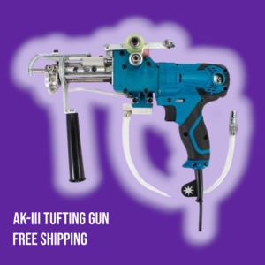 Tufting Gun: AK III Pneumatic Loop and Cut Pile Tufting Machine | Free Shipping