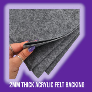 Rug Backing Cloth: 2mm Thick Felt Backing