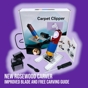 New Rosewood Rug Carving Tool | Free Shipping