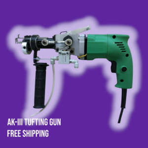 Tufting Gun: ZQ III Pneumatic Loop and Cut Pile Tufting Machine | Free Shipping