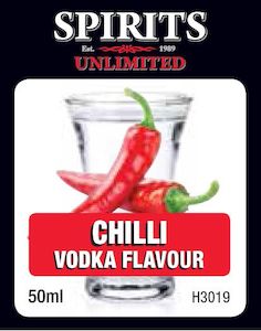 Spirits Unlimited Fruit Vodka - Chilli - 50ml