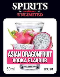 Spirits Unlimited Fruit Vodka - Asian Dragonfruit Fruit - 50ml