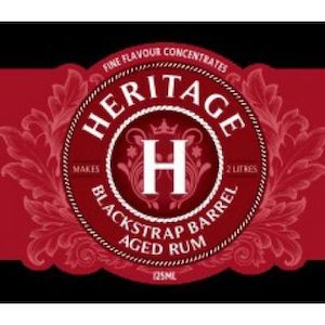 Spirits Unlimited Heritage Heritage Blackstrap Barrel Aged Rum Flavour - 125ml