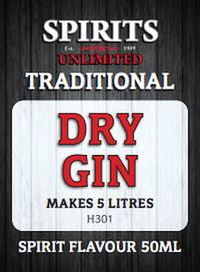 Spirits Unlimited Dry Gin Flavour - 50ml