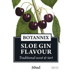 Botannix Gin: Spirits Unlimited Botannix Sloe Gin Flavour - 50ml