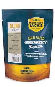 Mangrove Jacks Balanced Beers: Mangrove Jack's Traditional Series Blonde Lager Pouch -1.5kg