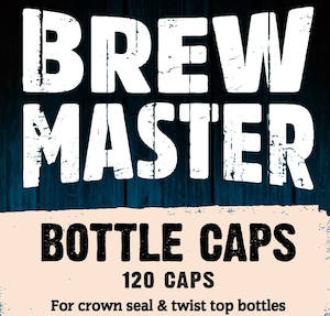 Mangrove Jacks: Brew Master Bottle Caps / Crown Seals - Black - 120 Caps