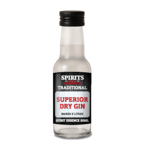 Spirits Unlimited Flavours: Spirits Unlimited Traditional Superior Dry Gin Flavour - 50ml
