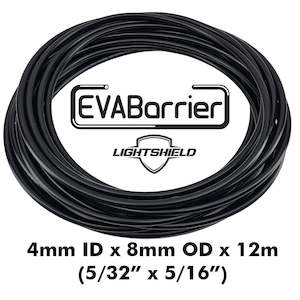 Kegland: EVABarrier Black Lightshield 4mm ID x 8mm OD - 12m Roll