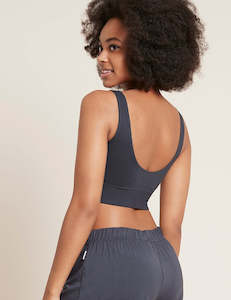 Boody Bamboo Wear: Ribbed Seamless Bra | Storm