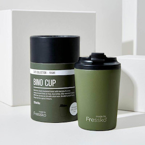 Fressko: Fressko Reusable Cup | Bino | 8oz | Khaki