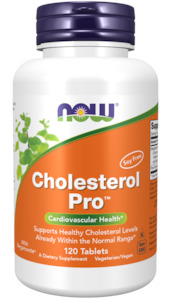Be Pure Supplements: Now Cholesterol Pro 120 tabs