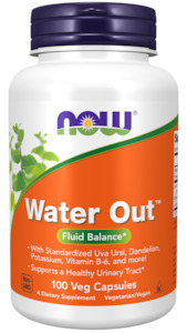 Super Food Supplements: NOW Water Out Fluid Balance 100 veg caps
