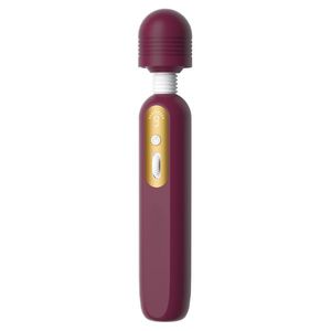 Products: OLOF Massage Wand Powerful Vibrator 9 Vibration 8 Speed Digital Display Purple