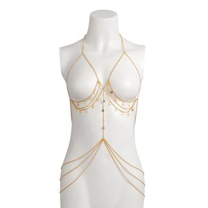 Fashion Simple Star Detail Sexy Bra Belly Body Chain Allureluv