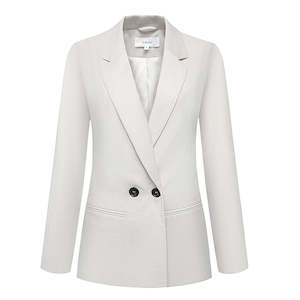 Tops: Blake Stone Ruched Sleeve Blazer