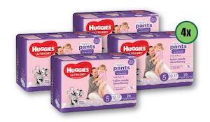 HUGGIES Diaper Pants Walker Girl 26 x 4 (WST $167.95 Excludes Taufusi Branch)