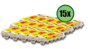 TANUMAPUA Fresh Eggs Large  15 x 1doz (WST$117.30)