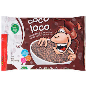 FOOD CLUB Coco Loco Cereal 32oz x 8 (WST $71.60)