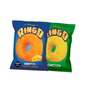 Pantry: RINGO Cheese Snacks 24 x 50g (WST$37.54)