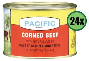 Pantry: PACIFIC Corned Beef 24 x 454g (16oz/1lb) (WST$608.97)