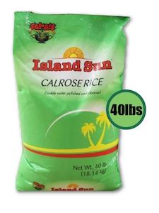Island Sun Rice Yellow 40lbs (WST $72.42)
