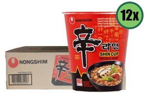 Pantry: NONGSHIM Cup Noodles Assorted 12 x 68g -75g (WST$31.88 Excludes Salelologa Branch)