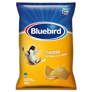 Bluebird Potato Chips Chicken 12x150g (WST $80.56)