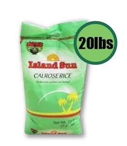 Island Sun Rice Green 20lbs (WST $35.69)