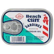 All: BEACH CLIFF Oil Sardine (3.75oz) 106g x 12 (WST $47.10)