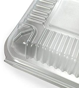 Household: Clear Lunchbox 3Compartment 200pieces X 55g (WST $71.78)