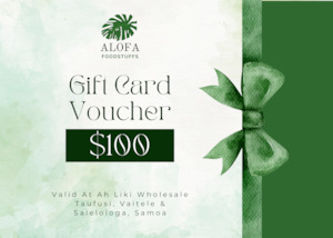 GIFT VOUCHER $100 TALA