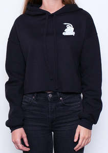 Womens Fleece: Rippin Crop Hoodie