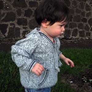 Kids Alpaca Jumper with Hood Alpaca SuriBol