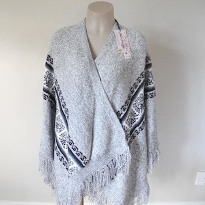 Products: Open Front Alpaca Ruana Alpaca SuriBol