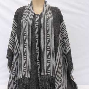 Products: Alpaca Fibre Poncho with Scarf Alpaca SuriBol